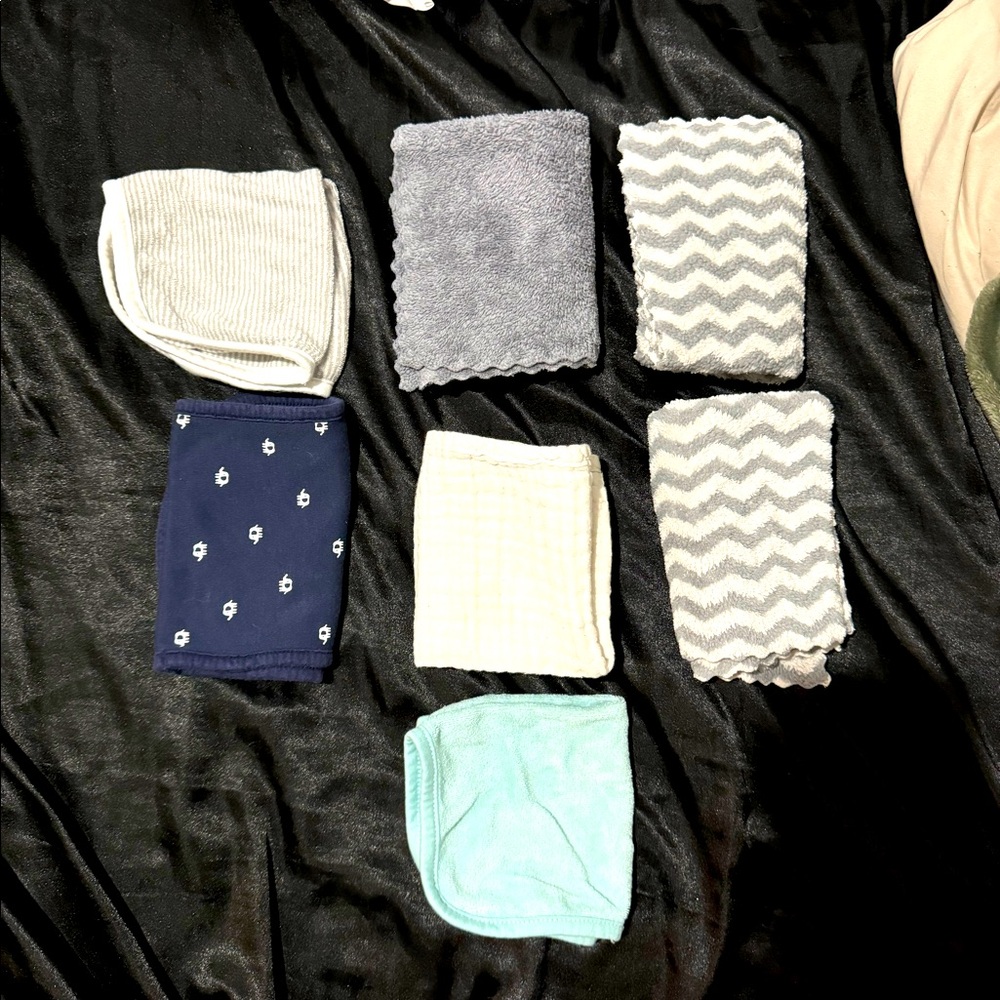 7 pack baby burp cloths